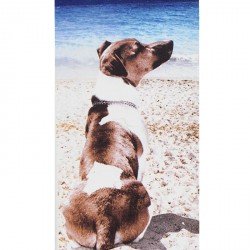 Serviette de plage Chien Jack Russel