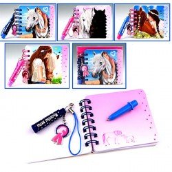 Mini carnet et stylo Cheval Miss Melody