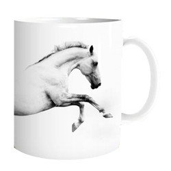 Mug Portrait de Cheval blanc