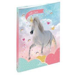 Classeur Licorne nuages
