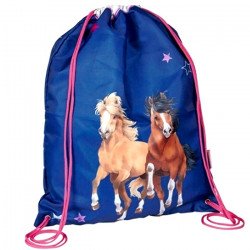 Sac de Sport Couple de Chevaux