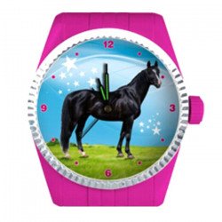 Réveil enfant jolis chevaux