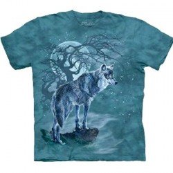 Tee shirt Loup pleine lune
