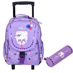 Sac à roulettes - cartable Cheval Bella Sara Mirage