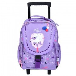Sac à roulettes - cartable Cheval Bella Sara Mirage