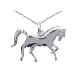 Pendentif Cheval vaillant argent