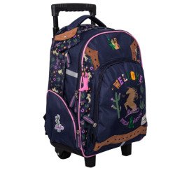 Sac à roulettes - cartable Cheval Welcome