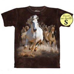 Tee shirt Chevaux au galop