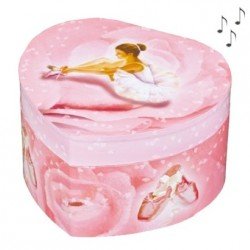 Boite à bijoux musicale Ballerine rose