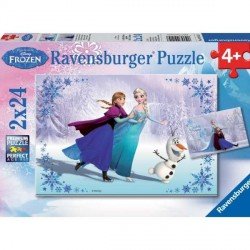 Puzzle La Reine des Neiges - 2 x 24 pièces