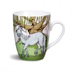 Mug Cheval gris pommelé