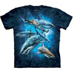 Tee shirt enfant Requins Collage