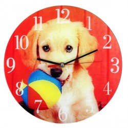 Horloge Chien et son ballon