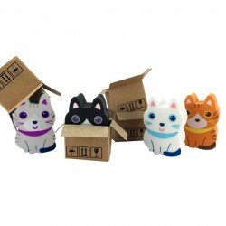 Lot de 2 funny gommes Chat - Sweet Kitten