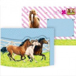 Cartes d'invitation Amis des Chevaux