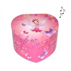 Boite à bijoux musicale Fée Coeur